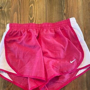 Nike dri fit pink tempo shorts